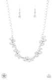 Hollywood Hills White Paparazzi Necklace All Eyes On U Jewelry 