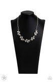 Hollywood Hills White Paparazzi Necklace All Eyes On U Jewelry 