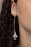 Keep Them in Suspense Copper Paparazzi Earrings All Eyes On U Jewelry