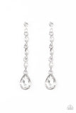 Must Love Diamonds White Paparazzi Earrings All Eyes On U