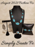 Simply Santa Fe Blue Paparazzi Fashion Fix Sets All Eyes On U Jewelry