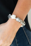 Here I Am Silver Paparazzi Bracelet