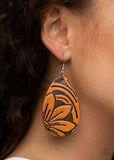 Garden Therapy Brown Paparazzi Earrings All Eyes On U Jewelry 