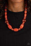 High Alert Orange Paparazzi Necklace All Eyes On U Jewelry Accessories
