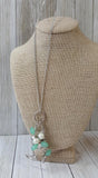 Heart Charm Green Necklace- Paparazzi Accessories