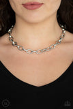 Urban Uplink Silver Paparazzi Necklace All Eyes On U