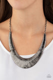 Feast or Famine Black Paparazzi Necklace All Eyes On U Jewelry 