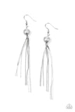 SLEEK-ing Revenge Silver Paparazzi Earrings All Eyes On U Accessories 