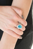 Fiercely Flawless Blue Paparazzi Ring All Eyes On U