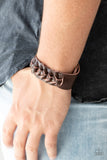Rustle Up Brown Paparazzi Necklace