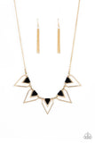 The Pack Leader Gold Paparazzi Necklace All Eyes On U Jewelry 