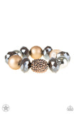 All Cozied Up Brown Paparazzi Bracelet