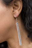 Scarfed for Attention Silver Necklace - Paparazzi Accessories