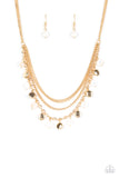 Beach Flavor Gold Paparazzi Necklace