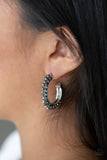 Don’t Mind The Stardust Black Paparazzi Earrings