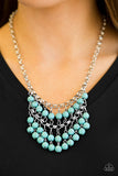 Jurassic Park Party Blue Paparazzi Necklace All Eyes On U