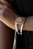 Deep In The Tumbleweed Orange Paparazzi Bracelet