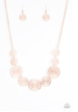 YOUR OWN FREE WHEEL ROSE GOLD PAPARAZZI Necklace All Eyes On U Jewelry