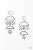 Incan Eclipse Silver Paparazzi Earrings All Eyes On U