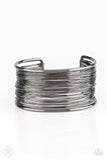 Wire Warrior Black Paparazzi Bracelet All Eyes On U Accessories 