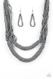 Right As Rainforest Silver Paparazzi Necklace