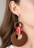 Beach Day Drama Multicolor Paparazzi Earrings All Eyes On U Jewelry 