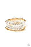 Industrial Incognito Gold Paparazzi Bracelet All Eyes On U Jewelry 