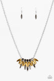 Crown Couture Brass Paparazzi Necklace All Eyes On U