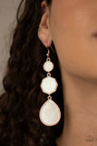 Progressively Posh Rose Gold Paparazzi Earrings All Eyes On U
