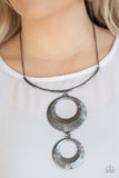 Egyptian Eclipse Black Paparazzi Necklace All Eyes On U