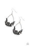 Crash Landing Silver Paparazzi Earrings
