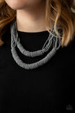 Right As Rainforest Silver Paparazzi Necklace