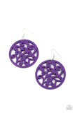Fresh Off The Vine Purple Paparazzi Earrings All Eyes On U Jewelry 