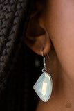 Mystic Mist White Paparazzi Earrings All Eyes On U Jewelry 
