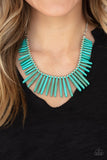 Out Of My Element Blue Paparazzi Necklace All Eyes On U