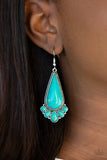 Rural Recluse Blue Paparazzi Earrings All Eyes On U Jewelry 