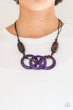 Bahama Drama Purple Paparazzi Necklace All Eyes On U