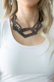 Break The Mold Black Paparazzi Necklace All Eyes On U