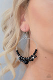 Effortless Effervescence Black Paparazzi Earrings