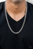 The Game Changer Silver Paparazzi Necklace