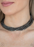 Catch You LAYER! Black Paparazzi Necklace All Eyes On U Jewelry 