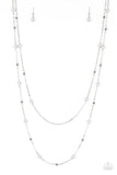 Beach Party Pageant Silver Paparazzi Necklace All Eyes On U Jewelry