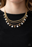 Beach Flavor Gold Paparazzi Necklace