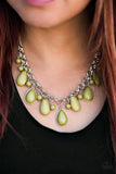 This Side Of Malibu Green Paparazzi Necklace All Eyes On U Accessories