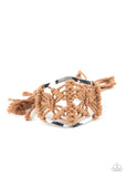 Macrame Mode Brown Paparazzi Bracelet All Eyes On U Jewelry 