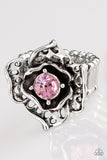 Glowing Gardens Pink Paparazzi Ring