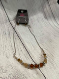 Turn Up The Tea Lights Brown Paparazzi Necklace All Eyes On U Jewelry