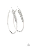 Winter White Paparazzi Earrings