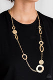 Metro Scene Gold Paparazzi Necklace