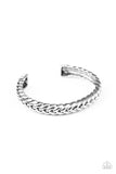 Tough As Nails Silver Paparazzi Bracelet All Eyes On U Jewelry 